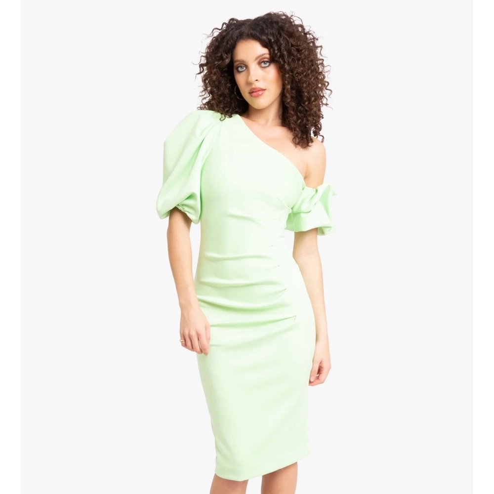 Black Halo MIDI dress